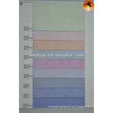 tela de algodón stripe100% para camisas